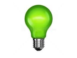 Green Light Bulb