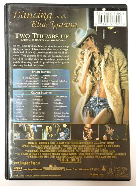 Dancing At The Blue Iguana DVD (2000) Daryl Hannah, Sheila Kelly, Sandra Oh  | eBay
