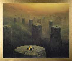 A decade after his brutal murder, zdzisław beksiński's paintings hold the world spellbound. Zdzislaw Beksinski Obraz Ac75 Beks Pl