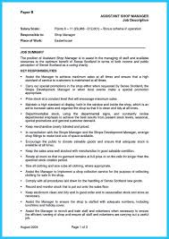 Store Assistant Manager Resume That Can Bag You