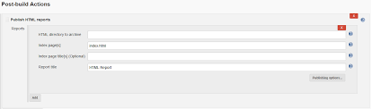 HTML Publisher | Jenkins plugin