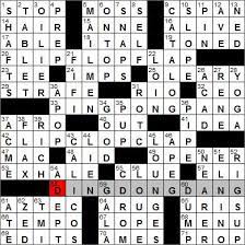 Crossword help, clues & answers. Los Angeles Times Crossword Puzzle Answers Diary Of A Crossword Fiend