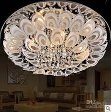 60cm Modern Led K9 Crystal Flushmount Ceiling Lighting Lamp Fixture Chandelier From Lxledlight 351 76 Dhgate Com Ceiling Light Design Led Lighting Bedroom Ceiling Lights