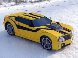 Bumblebee is a fictional robot superhero in the many continuities in the transformers franchise. Tektonten Papercraft Free Papercraft Paper Models And Paper Toys Transformers Prime Bumblebee Camaro Papercraft Paper Models Paper Toys Free Paper Models
