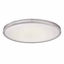 Maybe you would like to learn more about one of these? Hampton Bay Low Profile Led 32 In Flush Mount Ceiling Brushed Nickel White Lighting Fixtu The Home Depot Canada