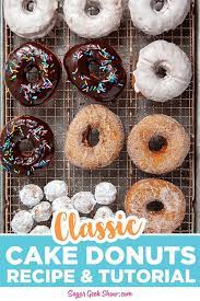 Classic Fried Cake Donut Recipe Recipe Cake Donuts Recipe Donut Recipes Cake Donut Recipe Fried