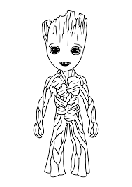 Black panther coloring page can spark joy for your favorite character. Cute Baby Groot Coloring Page Free Printable Coloring Pages For Kids