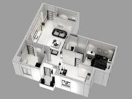 Detailed House Cutaway 3d Model Interior 158979 3d Model Discovery Photo Wall