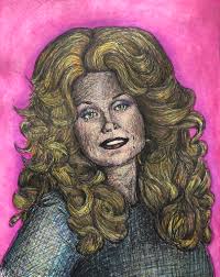 Shop for dolly parton wall art from the world's greatest living artists. My First Post Here My Dolly Parton Drawing Pen And Watercolor Drawing