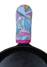 Middle School Messages Retro Handmade Cast Iron Skillet Mitt Handmade Cast Iron Skillet Paper Airplanes