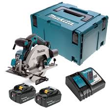 Gardez vos mains à l'écart de la zone de coupe et de la lame. Scie Circulaire 18v O165 Mm 2x4 0ah Makita Dhs680rmj