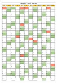 Planning semaine du 10 au 14 août. Calendrier 2020 Excel Modifiable Et Gratuit Excel Malin Com