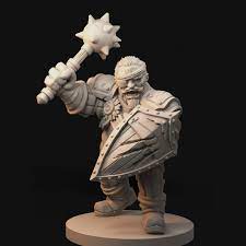 3d Printable Darkest Dungeon Man At Arms By Tytantroll Miniatures