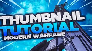 How To Make Modern Warfare Thumbnails Like The Pros Free Modern Warfare Thumbnail Tutorial Pack Youtube