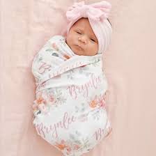 Ella S Dusty Rose Personalized Baby Name Swaddle Blanket In 2021 Personalized Swaddle Blanket Personalized Swaddle Swaddle Blanket Girl