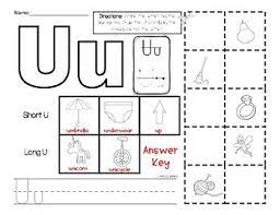 English pronunciation for esl learners. Letter U Picture Sort Initial Sound By Miss Zees Activities Tpt