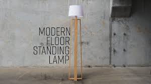 Diy Modern Floor Standing Lamp Free Plans Hogar Carpinteria