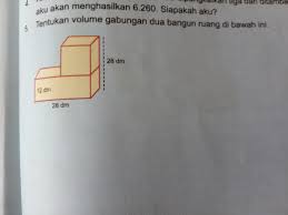 Tentukan luas permukaan dan volume bangun di bawah ini. Tentukan Volume Gabungan Dua Bangun Ruang Di Bawah Ini Brainly Co Id