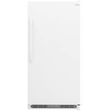 Frigidaire 20 Cu Ft Frost Free Upright Freezer In White Energy Star Fffh20f2qw The Home Depot Upright Freezer Frigidaire Energy Star
