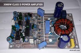 Oversized heatsink & output coil (not easy saturation). 3000 Watts Power Amplifier Class D Mosfet Irfp260 Irfp4227 Electronic Circuit