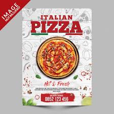 Italian Pizza Poster Template Pizza Poster Italian Pizza Pizzeria Menu