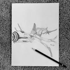 Subnautica Seamoth And Reaper Leviathan Drawing By Katie H Krstyles8 Subnautica Concept Art Drawings Art