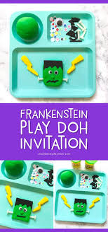20+ halloween crafts and activities your toddler will love. Halloween Play Doh Invitation To Play Make A Frankenstein