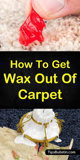 Place the clothing or fabric between two plain paper bags, like you're making a sandwich. 7 Creative Ways To Get Wax Out Of Carpet
