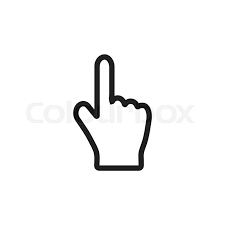 Pointing Hand Gesture Icon Graphic Stock Vector Colourbox Retro black hand pointing finger. pointing hand gesture icon graphic stock vector colourbox