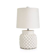 Just shop them somewhere in the basement or storage room where they will take up minimal space. Rati Small White Table Lamp Reviews Crate And Barrel White Small Table Small White Table Lamp Lamp