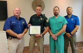 Life Saving Award Presented to Deputy Daniel Willey (08/16/2017)