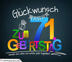Sprüche Zum 71 Geburtstag Karte Mit Schönem Spruch Zum Nachdenken