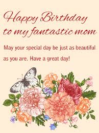 To My Beautiful Mom Happy Birthday Card Birthday Greeting Cards By Davia Happy Birthday Mom Happy Birthday Mom Message Birthday Cards For Mother