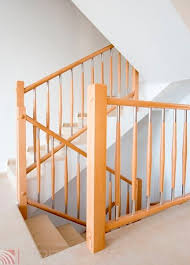 Part 2 will show post and rail. Wooden Railing Ma6 Pirba Indoor For Stairs