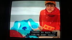 Blue S A Clues Blue First Holiday Ending Scene Youtube