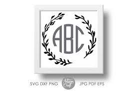 Download Wreath Svg Laurel Wreath Monogram Wreath Circle Wreath By Artisan Craft Svg Thehungryjpeg Com