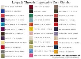 Loops And Threads Impeccable Yarn Solids Rgb Hex Loops And Threads Yarn Crochet Blanket Pattern Easy Yarn Color Combinations