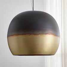 Elara Metal Globe Pendant Light Reviews Crate And Barrel Globe Pendant Light Pendant Light Large Pendant Lighting