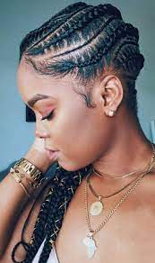 Pin By Merry Loum On Tresses Africaines Hair Styles Stitch Braids Feed In Braid