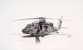 Drawing a military tank 2. Uh 60 Black Hawk Drawing By Andrew Tucker