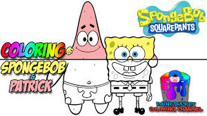 First, click on the image to see it full size, then press control and the letter p on your keyboard to print it! Spongebob Squarepants Coloring Book Santa Patrick Star Christmas Coloring Pages For Kids Youtube
