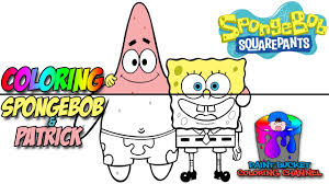 We wish you a merry christmas by twin musicom is licensed under a creative. Coloring Spongebob And Patrick Star Spongebob Squarepants Coloring Page For Kids Youtube