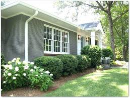 Delicate white by porter paints (color matched at sherwin williams) Painted Brick Ranch Homes Before And After Trend Home Design Antidiler