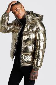Luckily, there's a multitude of puffer coat options from the likes of eddie bauer, triple fat goose and uniqlo to choose from. Men S Metallic Puffer Jacket Boohoo