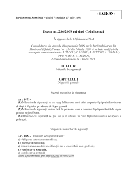 Noul cod penal 2019 legea 286 2009 actualizata 2019. Https Anabi Just Ro Docs Pagini 15 02 20legea 20nr 20286 20din 202009 20privind 20codul 20penal 20 20extras Pdf
