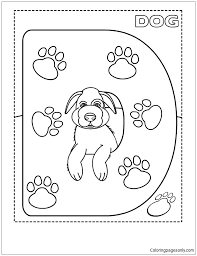 Print d coloring page coloring page & book. Letter D For Dog Coloring Pages Alphabet Coloring Pages Coloring Pages For Kids And Adults