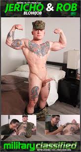 Military Classified: Marine JERICHO Gets A Blowjob From Rob Navarro - WAYBIG