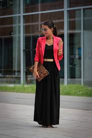 I Love The Look Of A Blazer To Dress Up What Could Be A Very Causal Dress I M Torn Between This Maxi Outfits Black Maxi Dress Outfit Black Maxi Skirt Outfit