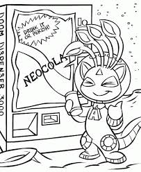 Monsters inc coloring page 20. Coloring Page Neopets Coloring Pages 44