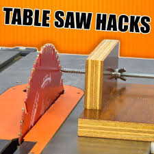 Table Saw Hacks 4 Table Saw Tips And Tricks Woodworking Table Saw Table Saw Table Saw Accessories